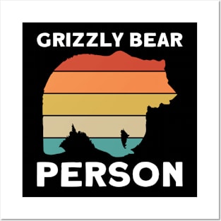 Grizzly Bear Person - Grizzly Bear Posters and Art